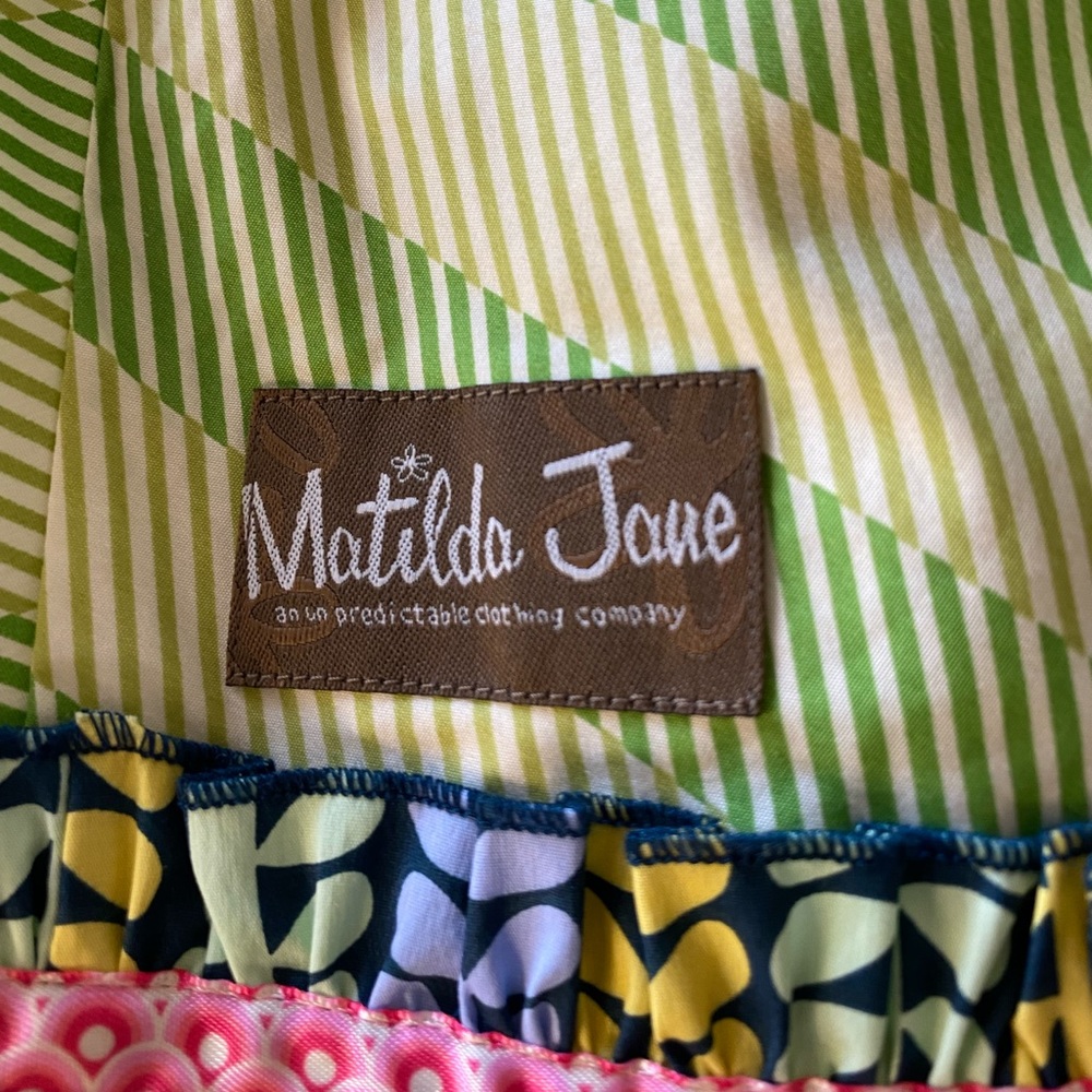 Matilda Jane Limeade Ellie Roundabout Strawberry Twirl Dress - Picture 6 of 6